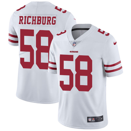 San Francisco 49ers Limited White Men Weston Richburg Road NFL Jersey #58 Vapor Untouchable->san francisco 49ers->NFL Jersey